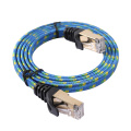 Nylon trançado o cabo de internet blindado CABEL CAT7 LAN Ethernet Cabo RJ45 Cabo de rede de patches